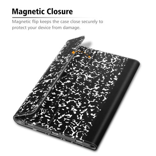 Étui Fintie pour Galaxy Tab S8 plus 2022/S7 FE 2021/S7 plus 2020 12.4 po de Samsung avec porte-stylet S Pen, Portfoli à plusieurs angles