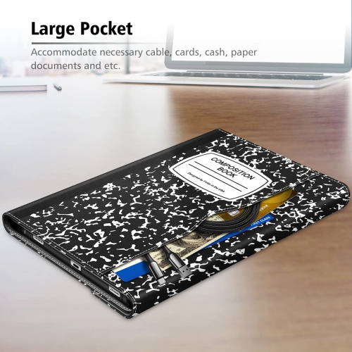 Étui Fintie pour Galaxy Tab S8 plus 2022/S7 FE 2021/S7 plus 2020 12.4 po de Samsung avec porte-stylet S Pen, Portfoli à plusieurs angles