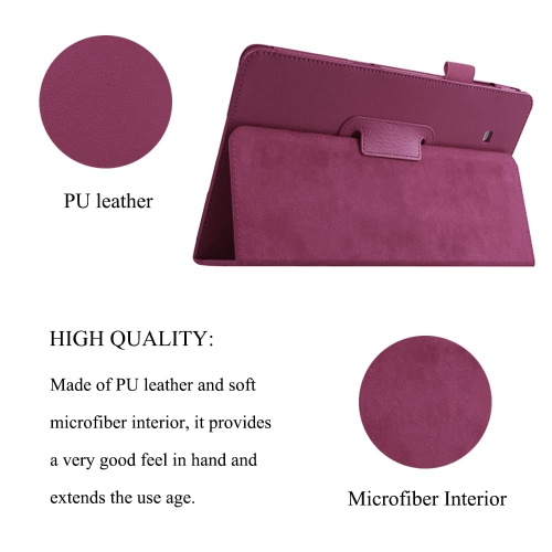 KYVIAUM Slim Case for Samsung Galaxy Tab E 9.6'', Lightweight Stand Cover for Samsung Galaxy Tab E 9.6 Inch Tablet 2015 Rele