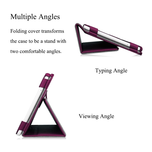 KYVIAUM Slim Case for Samsung Galaxy Tab E 9.6'', Lightweight Stand Cover for Samsung Galaxy Tab E 9.6 Inch Tablet 2015 Rele