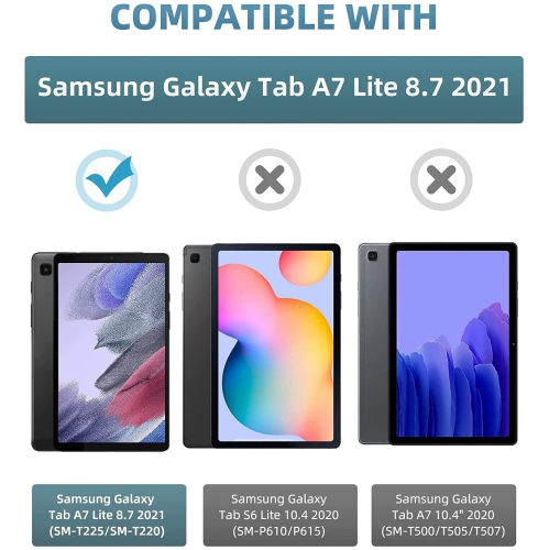 BMOUO Kids Case for Samsung Galaxy Tab A7 Lite 8.7 inch 2021(SM-T220/T225),Galaxy Tab A7 Lite Case,Shockproof Lightweight Co