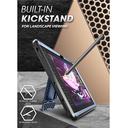 SUPCASE Unicorn Beetle Pro Series Case for Samsung Galaxy Tab S8 Ultra, with Built-in Screen Protector & S Pen Holder Full-Body Rugged Heavy Duty