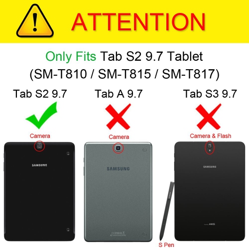 Fintie Slim Shell Case for Samsung Galaxy Tab S2 9.7 - Ultra Lightweight Protective Stand Cover with Auto Sleep/Wake Feature