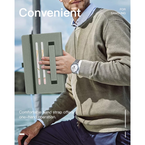 Dadanism Case for Samsung Galaxy Tab S8 Plus 12.4 2022 /Galaxy Tab S7 FE 12.4 2021 /Galaxy Tab S7+ 12.4 2020, Multi-Angle V