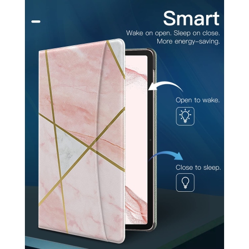 Dadanism Case for Samsung Galaxy Tab S8 Plus 12.4 2022 /Galaxy Tab S7 FE 12.4 2021 /Galaxy Tab S7+ 12.4 2020, Multi-Angle V