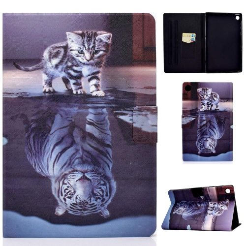 Image 1 de 7.. Étui pour Samsung Galaxy Tab A8 10,5 po 2021 Slim pu étui folio support avec poche, multi-angle pour Samsung Galaxy Tab A8 10,5 SM-X200 / SM-X205