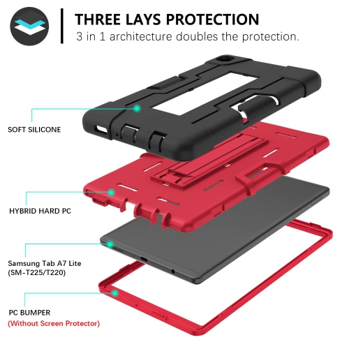 Samsung Galaxy Tab A7 Lite Case 8.7”, Kickstand Case Slim Shockproof Heavy Duty Protective Cover for Samsung Galaxy Tab A7 Lite - 8.7 Inch 2021
