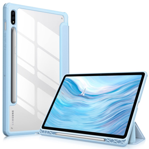 HLD  Fintie Hybrid Slim Case for Samsung Galaxy Tab S8/tab S7 11 Inch (Model Sm-X700/x706/t870/t875/t878) With S Pen Holder, Shoc