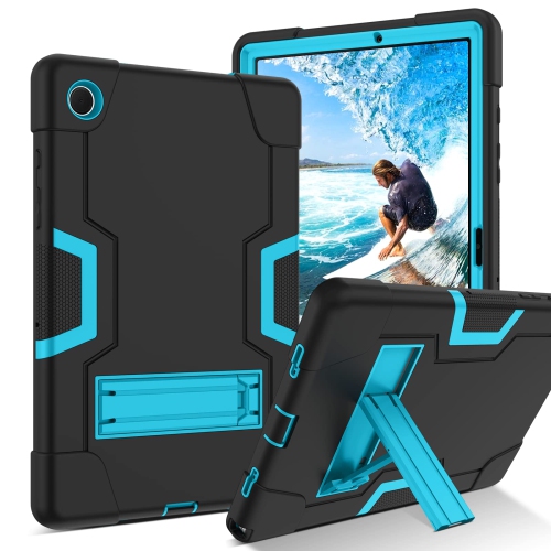 GUAGUA Case for Samsung Galaxy Tab A8 10.5 2022 SM-X200 X205 Kickstand Heavy Duty Cover for Kids 3 in 1 Rugged Shockproof Pr