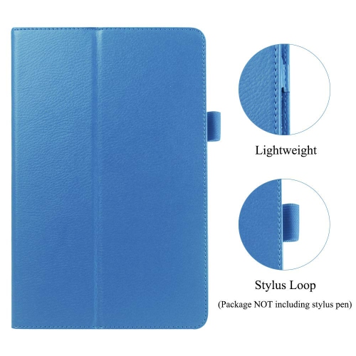 Case for Tab E 9.6 Case Model T560, Slim Leather Folio Stand Case for Samsung Galaxy Tab E 9.6 Inch 2015 Released Tablet, Light Blue