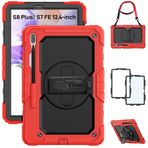 Timecity Samsung Galaxy Tab S8 Plus Case 2022 /Tab S7 FE Case 12.4" 2021 , Full-Body Shockproof