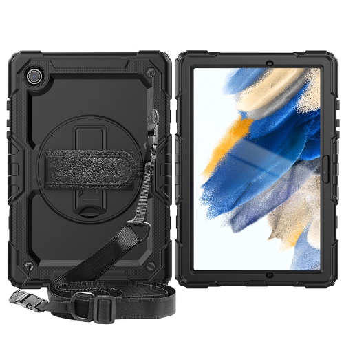 Samsung Galaxy Tab A8 Case 10.5 Inch 2022 with Screen Protector Pencil Holder | Heavy Duty Durable Protective Case W/Stand Hand Shoulder Strap for