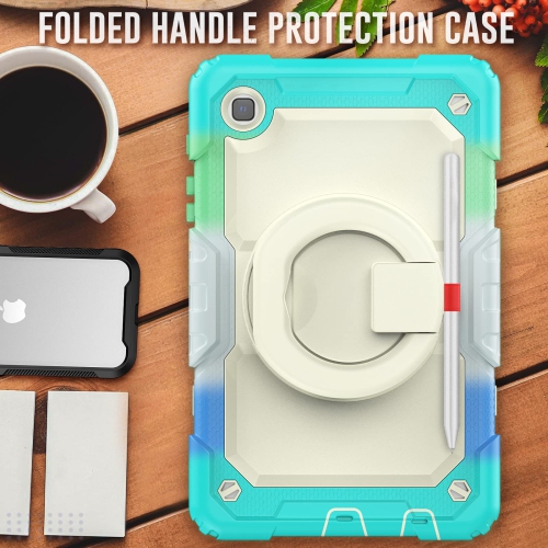 SEYMAC stock Case for Galaxy Tab A7 Lite 8.7" 2021 with Screen Protector, Full-Body Shockproof Case, 360 Degr