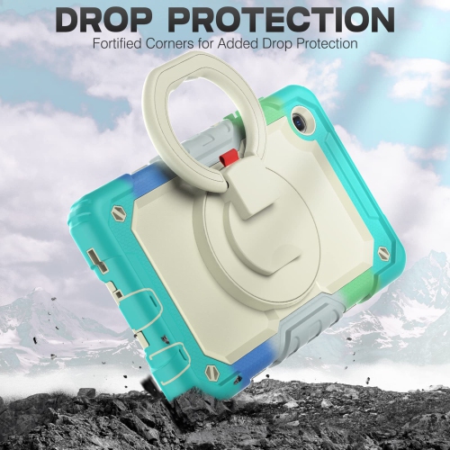 SEYMAC stock Case for Galaxy Tab A7 Lite 8.7" 2021 with Screen Protector, Full-Body Shockproof Case, 360 Degr