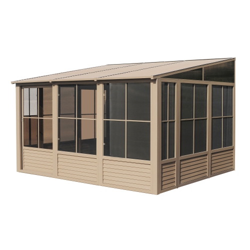 Florence Add-A-Room with Metal Roof 10 Ft. x 16 Ft. in Sand
