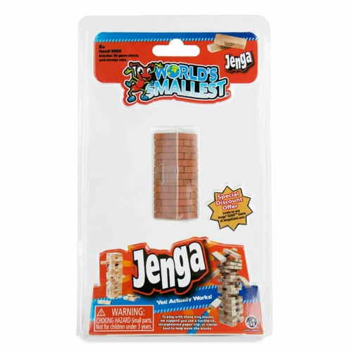 WORLD'S SMALLEST  Jenga