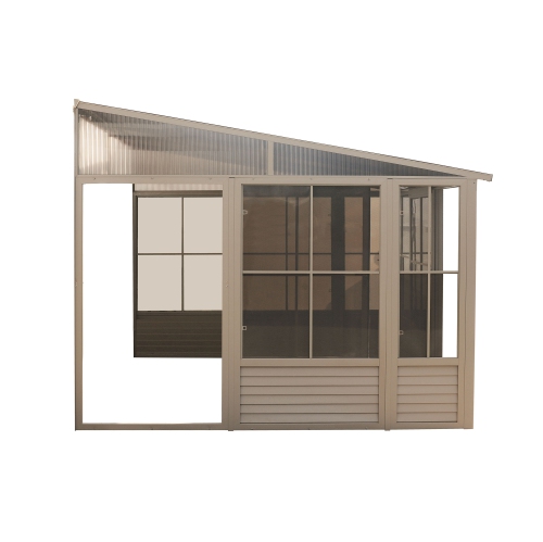 Florence Add-A-Room with Metal Roof 8 Ft. x 12 Ft. in Sand