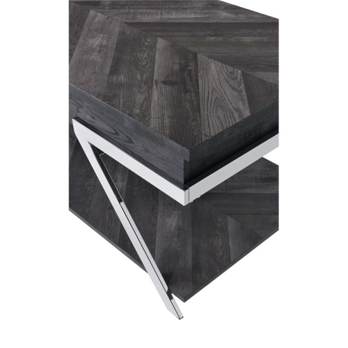 Steve Silver Roma Dark Gray Lift-Top Wood and Laminate Cocktail Table