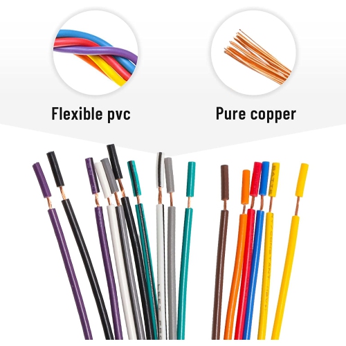 Aftermarket Stereo Install Wiring Harness Radio Speaker Power Plug Connector Replacement for Chrysler 2000-2007, Jeep 2001-2007, Dodge Ram 2002-2007