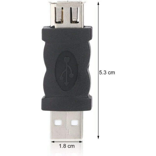 Adaptateurs FireWire, FireWire IEEE 1394 6 broches F/femelle vers USB M/mâle 1.1/2.0 connecteur de convertisseur d’adaptateur pour téléphone caméra