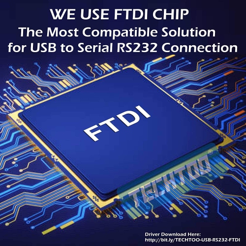 4 Port Professional FTDI CHIP USB to Serial RS232 DB9 Adapter Converter Serial Cable 9-Pin Male to Male with Thumbscrews