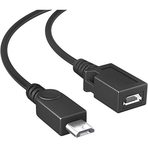[Paquet de 2] Câble d’adaptateur 2-en-1 Micro USB OTG avec câble d’alimentation pour les appareils Fire Stick/Host, etc. – Noir