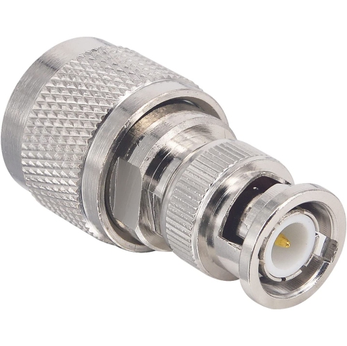 2pcs BNC to UHF RF Coaxial Adapter BNC Male to UHF Male PL259 Connector UHF PL-259 SO-239 to BNC Converter for Radios/Antennas/Scanners/HF