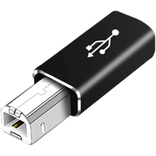 USB-C femelle vers imprimante USB B mâle convertit l’adaptateur type C vers connecteur MIDI pour imprimante/piano électrique MIDI et appareil