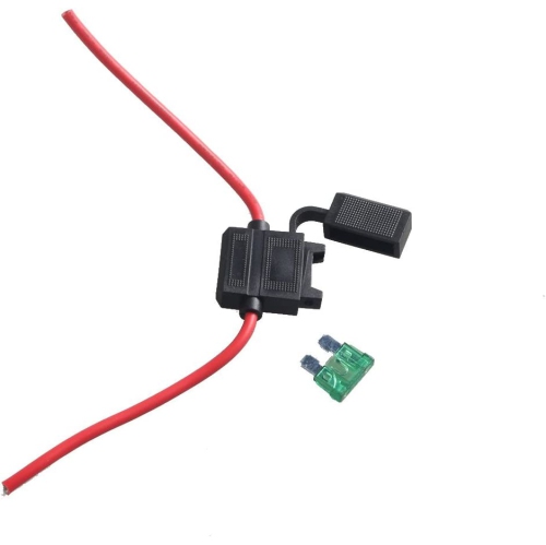 Etopars 5 X 12 Gauge ATC Fuse Holder Box In-Line AWG Wire Copper 12V 30A Blade Standard Plug Socket