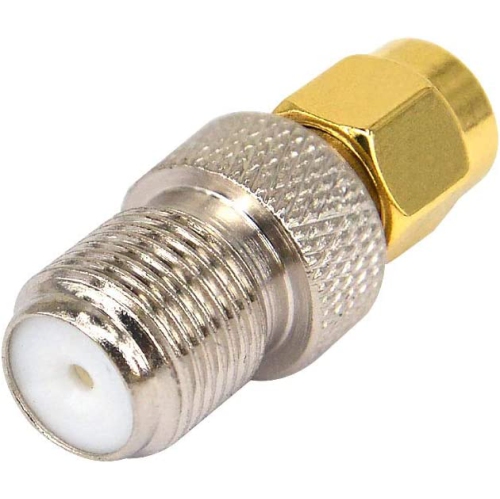 Connecteur de câble coaxial SMA à F Adaptateur coaxial SMA connecteur SMA mâle à femelle pour périphériques d’antenne LAN/LMR sans fil/Câble coaxial