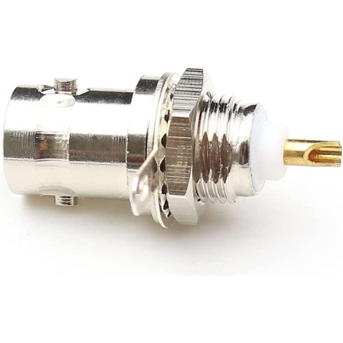 BNC Female Panel Mount Connector with Nut BNC Female Bulkhead Adapters Coaxial Adapter 8 Pack