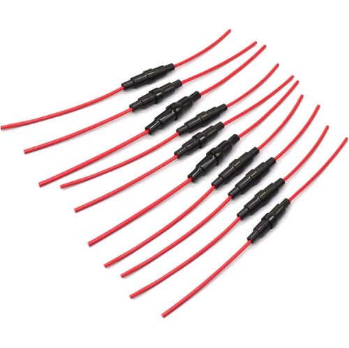 Automobile – Support à fusible de type en ligne 5 x 20 mm AGC 18 AWG