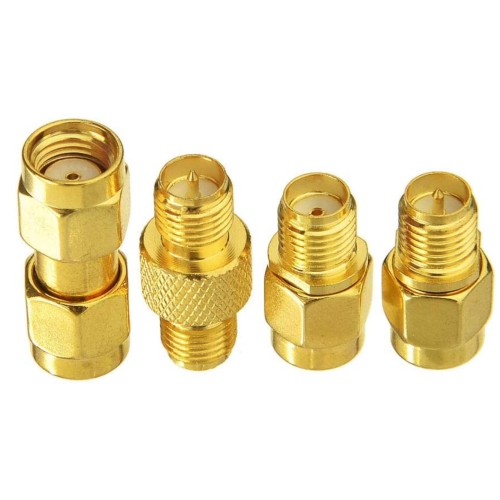 SMA Female/Male to RP-SMA Female/Male RF Coaxial Coax Adapter Connector Kit