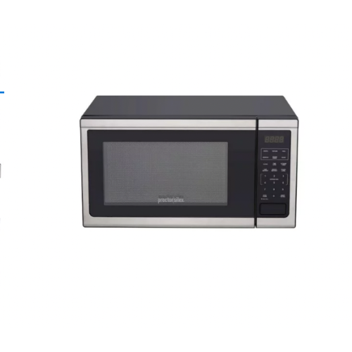 Proctor Silex 1.1 cu ft 1000 Watt Microwave Oven - Stainless Steel