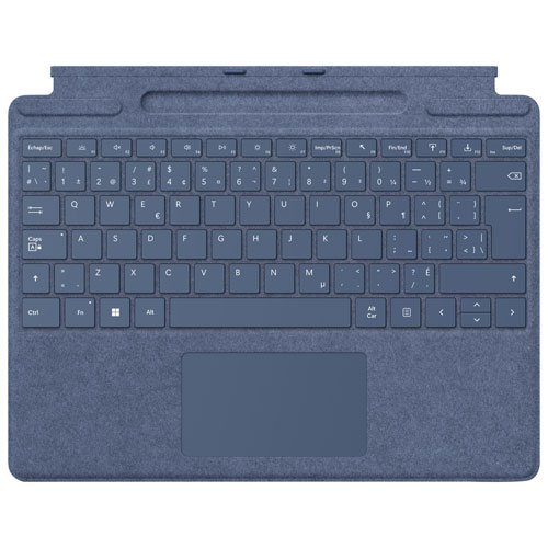 Microsoft Surface Pro Signature Keyboard - Sapphire - Bilingual