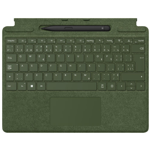 Microsoft Surface Pro Signature Keyboard with Slim Pen 2 - Forest - English