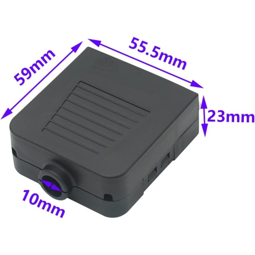 DB25 Breakout Board Solder-Free Female Adapter 25-pin Port Adapter to Terminal Connector Signal Module Long Bolts and Nuts with case