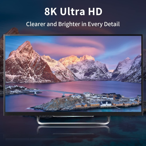 Displayport to Mini Displayport Adapter, DP to Mini DP Adapter, 8K@60Hz 90 Degree DP 1.4 to mDP 1.2 Extension Adapter, 2Pack