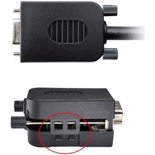 DB9 Breakout Connector to Wiring Terminal RS232 D-SUB Male Serial Adapters Port Breakout Board Solder-Free Module with case