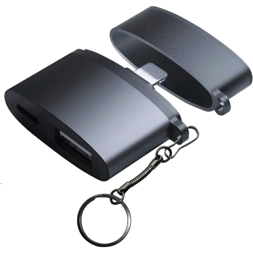 USB Camera Adapter,USB 3.0 Female OTG Adapter Compatible with Phone/Pad,Portable USB Adapter for Phone with Charging Port,Support Connect Camera,Card