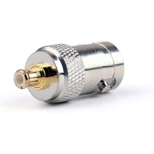 ZJSDRFM 2PCS RF coaxial Coax Adapter BNC Female to MCX Male Connector