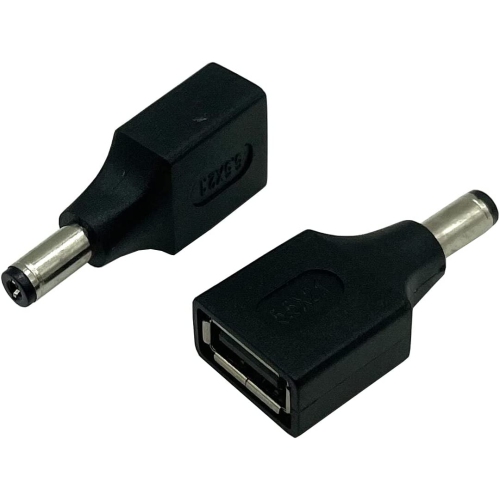 DOLAER  USB to Dc Adapter, 20 USB A Female to Dc 55 X 21MM Male Power Adapter 2-Pack, Used for Charging Electronic Devices \w Dc Or USB Ports