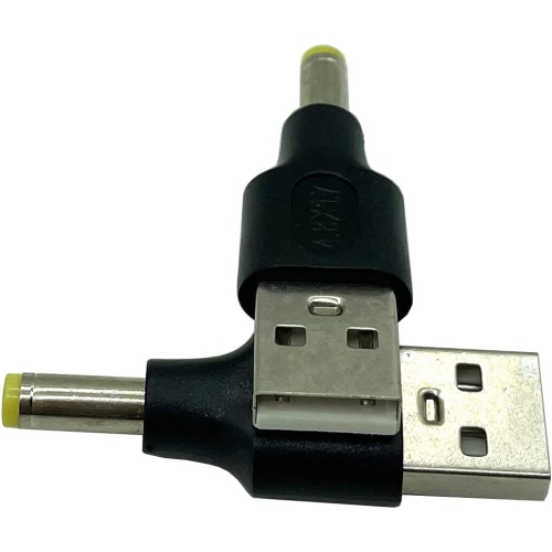 Adaptateur USB vers c.c. Dafensoy, 2.0 adaptateurs d’alimentation mâles USB A vers c.c. de 4.8 x 1,7 mm, utilisés pour recharger des appareils