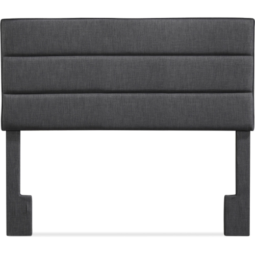 Serta Palisades Queen Upholstered Headboard in Charcoal Gray