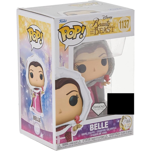 POP  Disney Beauty And The Beast 3.75 Inch Action Figure Exclusive - Diamond Glitter Belle #1137