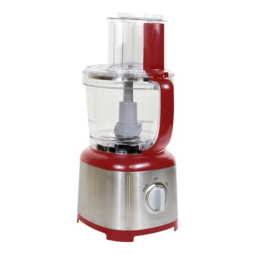 Kenmore 11-Cup Food Processor and Vegetable Chopper, Reversible Slice/Shred Disc, 500W, Red
