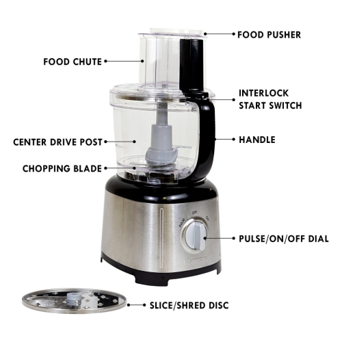 KENMORE  Food Processor And Vegetable Chopper In Black