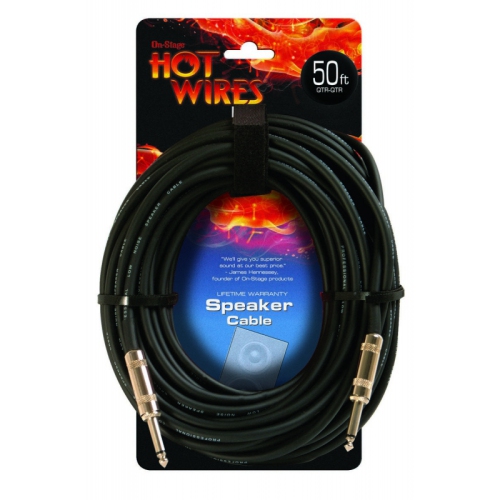 ON-STAGE  Speaker Cable (50', Qtr-Qtr)