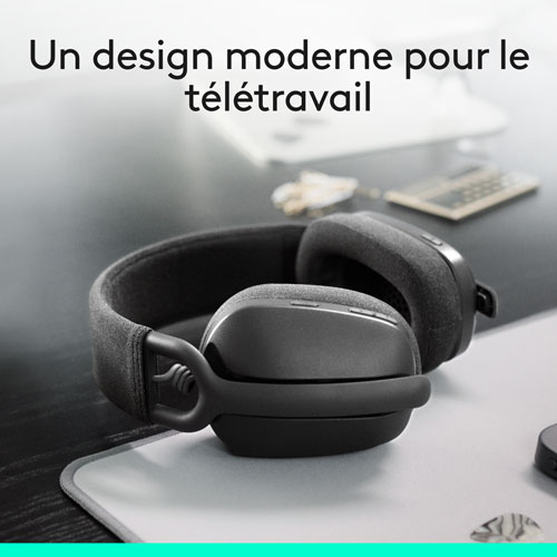 Logitech Zone Vibe 100 Wireless Headset with Microphone - Graphite