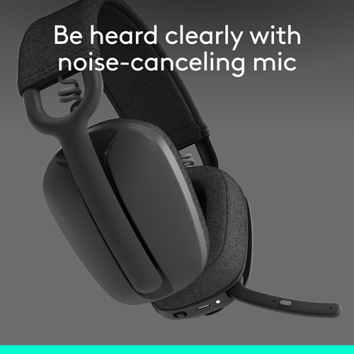 Logitech Zone Vibe 100 Wireless Headset with Microphone - Graphite